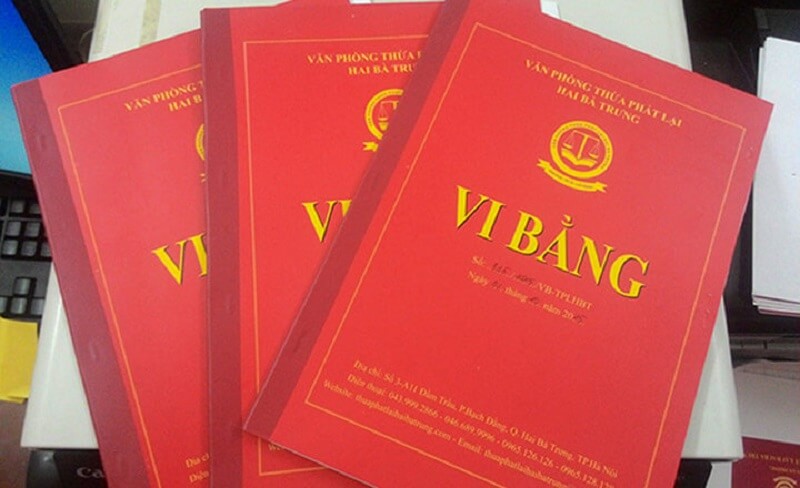 Vi bằng không có giá trị pháp lý