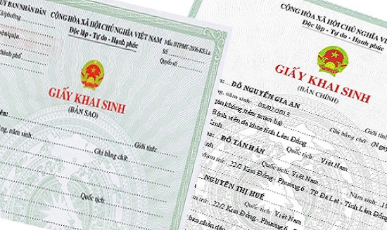 Nơi đăng ký giấy khai sinh và giấy tờ cần chuẩn bị