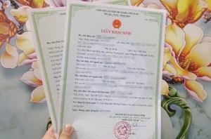 giấy khai sinh không có tên cha