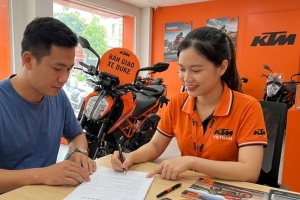 Hợp đồng mua bán xe KTM Duke