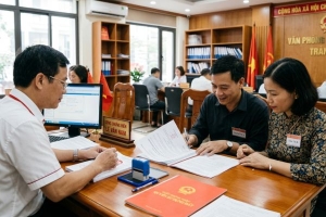 Công chứng hợp đồng chuyển nhượng quyền sử dụng đất của vợ hoặc chồng