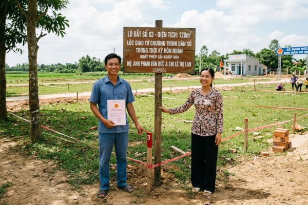 Đất được giao từ chương trình dân số trong thời kỳ hôn nhân