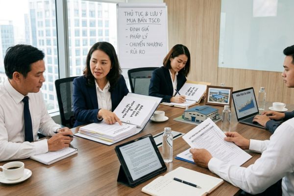 Mua bán tài sản công ty: Thủ tục và lưu ý quan trọng