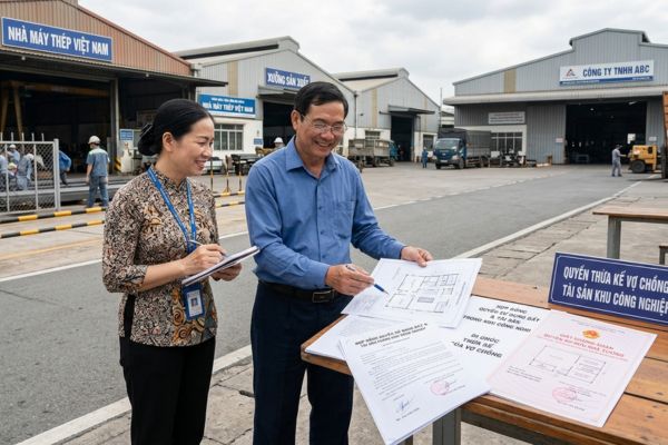 Quyền thừa kế của vợ và chồng với tài sản trong khu công nghiệp
